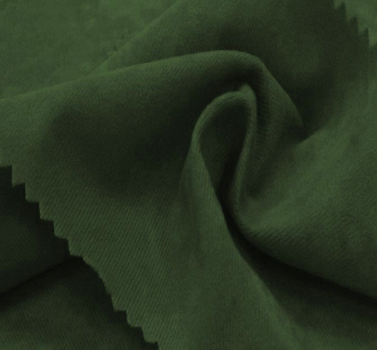 1 Yard Suede Green Polyester Fabric 58/60" Wide Velvety Durable Apparel Fabric